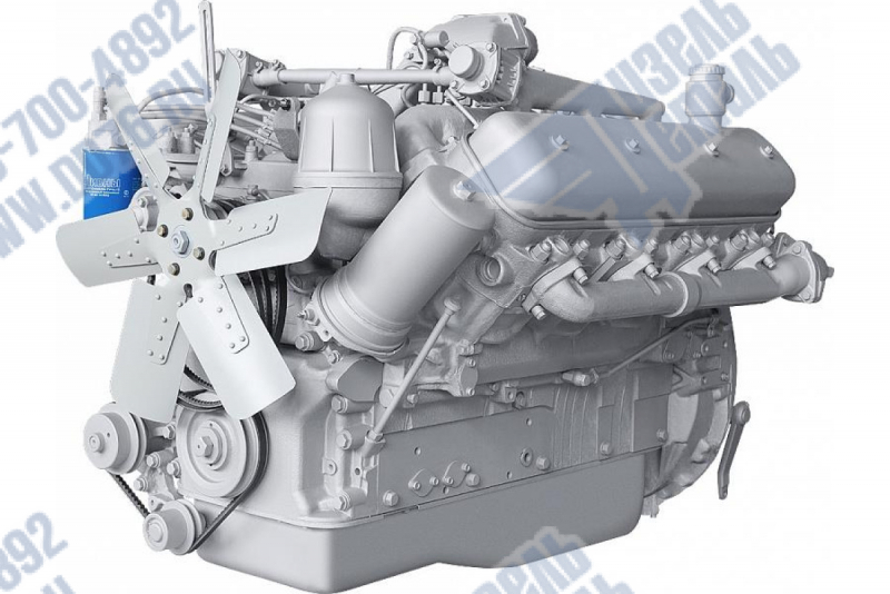 Картинка для Двигатель ЯМЗ 238Б без КП с механизмом отбора мощности 33 комплектации