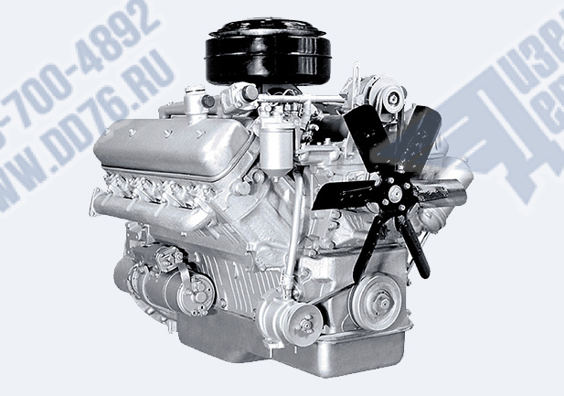 238М2-1000186-40 Двигатель ЯМЗ 238М2 без КПП и сцепления 40 комплектация